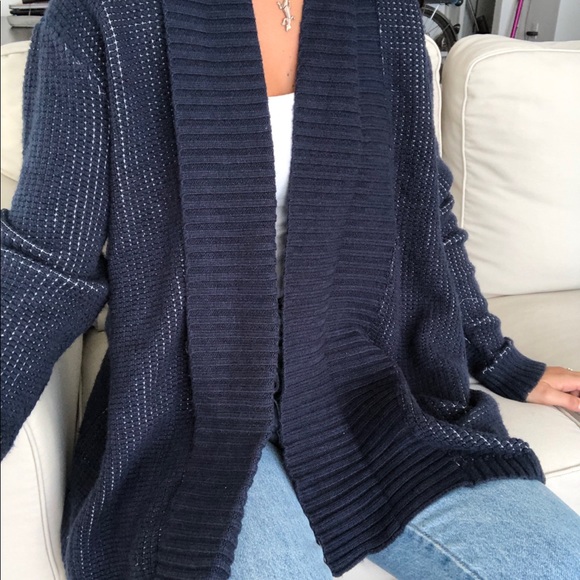 Market & Spruce Sweaters - Market & Spruce navy blue cardigan